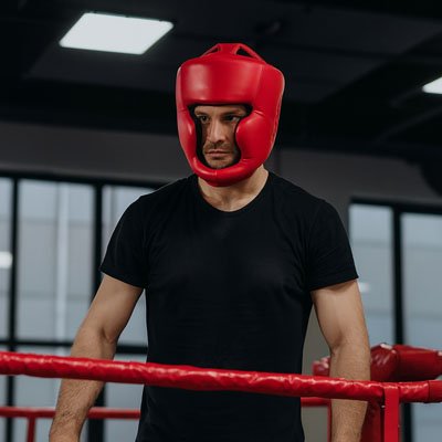 Casque de boxe